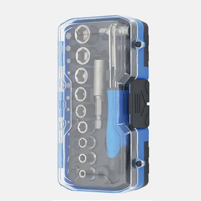 2023 Professional Adjustable Ratchet Wrench Socket Set Full Size High Quality Magnetic Socket Spanner For Repair Tool Box Packed 1