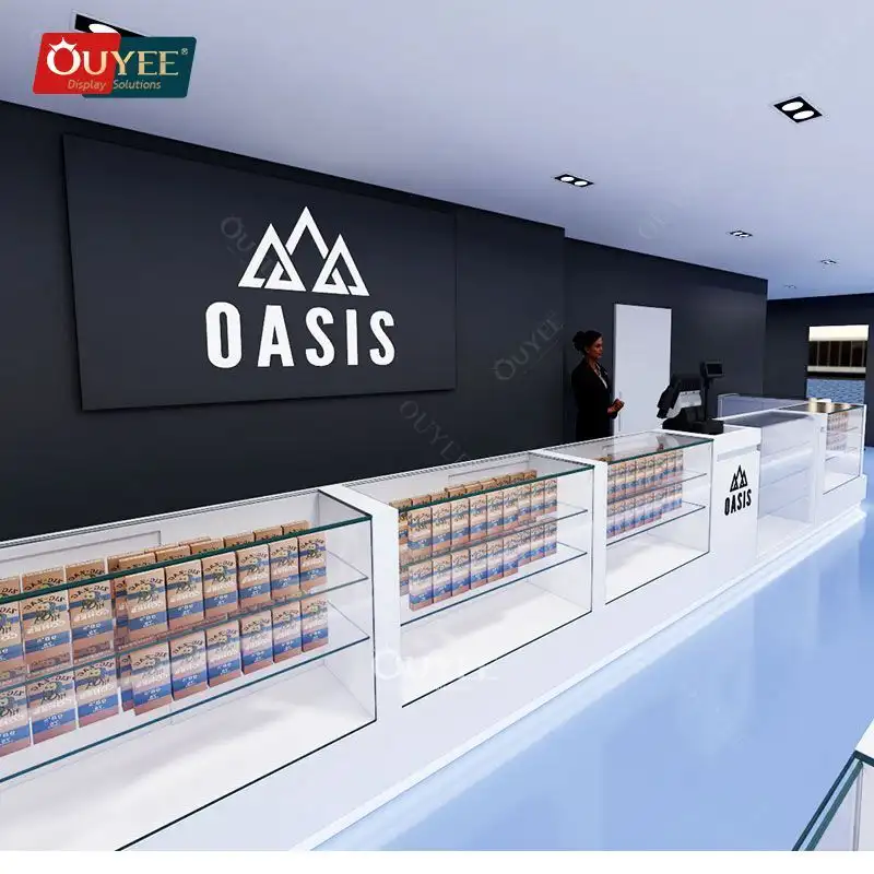Vitrine LED SE1 pour kiosque à tabac, idéale pour la vente au détail. 1