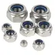 Bestcustom Nuts Internal Thread Plastic Insert Nylon Lock Nut 6
