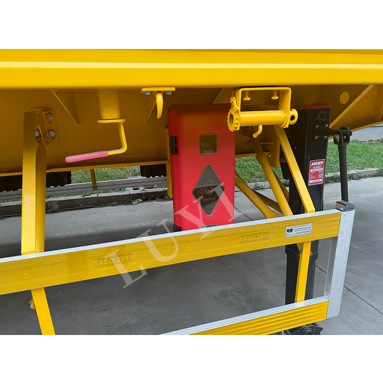 40ft Container Truck Flatbed Semi Trailer 4