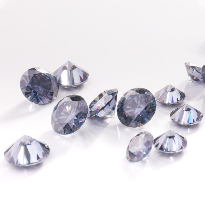 Zertifizierter loser Diamant Herz <000000> Pfeilschliff 6,5 mm Vivid Grey Moissanit Edelstein zur Schmuckherstellung 11