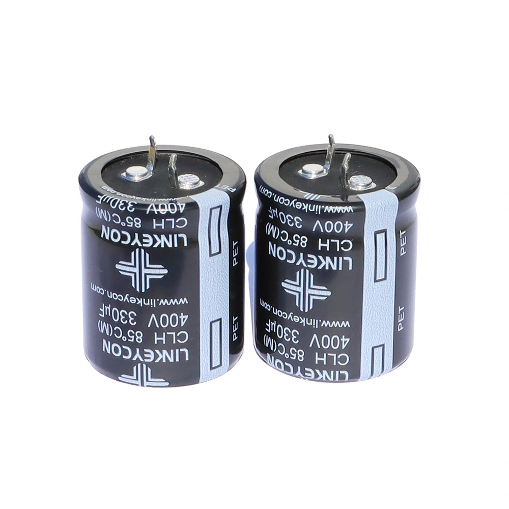 Linkeycon Asli Pabrik Membuat Kualitas Tinggi Elektronik 400v 330uf 470uf 680uf 820uf 1000uf Aluminium Kapasitor Elektrolit 1