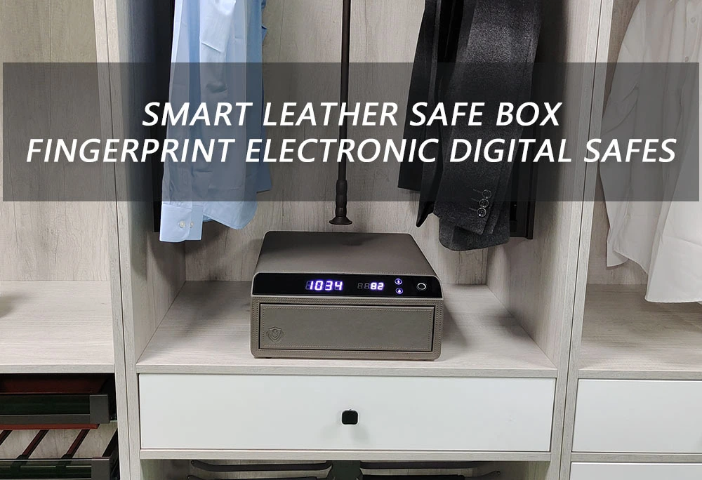 Deluxe Fingerprint Digital Home Jewelry Security Drawer Safe 8