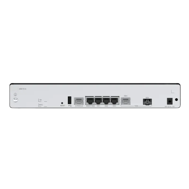 NetEngine AR611W-S 50010532 1*GE Combo Wan, 4*GE LAN, 1*USB 2.0 Fiber Optic Router 1