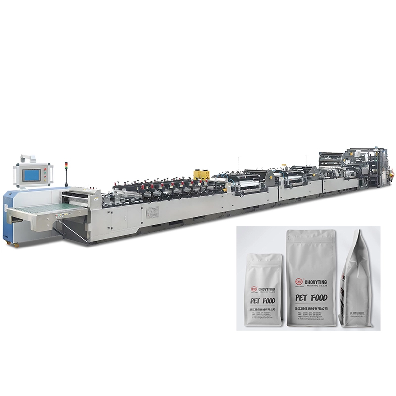 700SQB Heavy Duty Multi-Function Laminated Flat-Bottom Pouch Making Machine 1