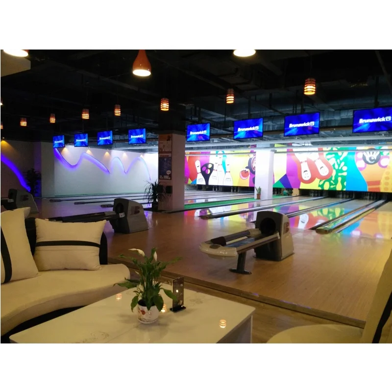 Équipement de bowling d'occasion à faible coût à vendre Piste de bowling d'occasion de Brunswick Gs98 3
