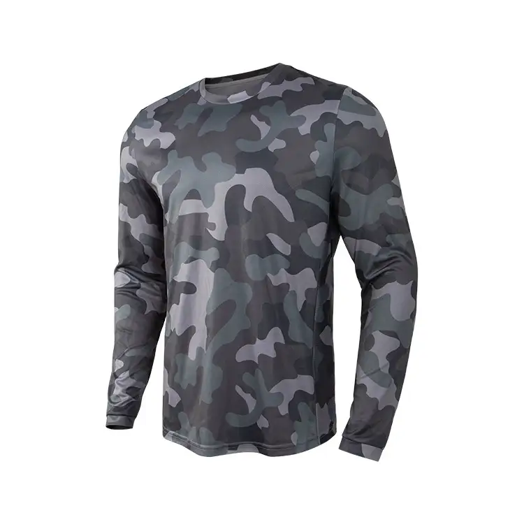 Schnelltrocknende Männer Sport aktiv laufende T-Shirts heiß verkaufen Sommer lange Ärmel Shirts Männer Fitnessstudio Running Top T-Shirt 1
