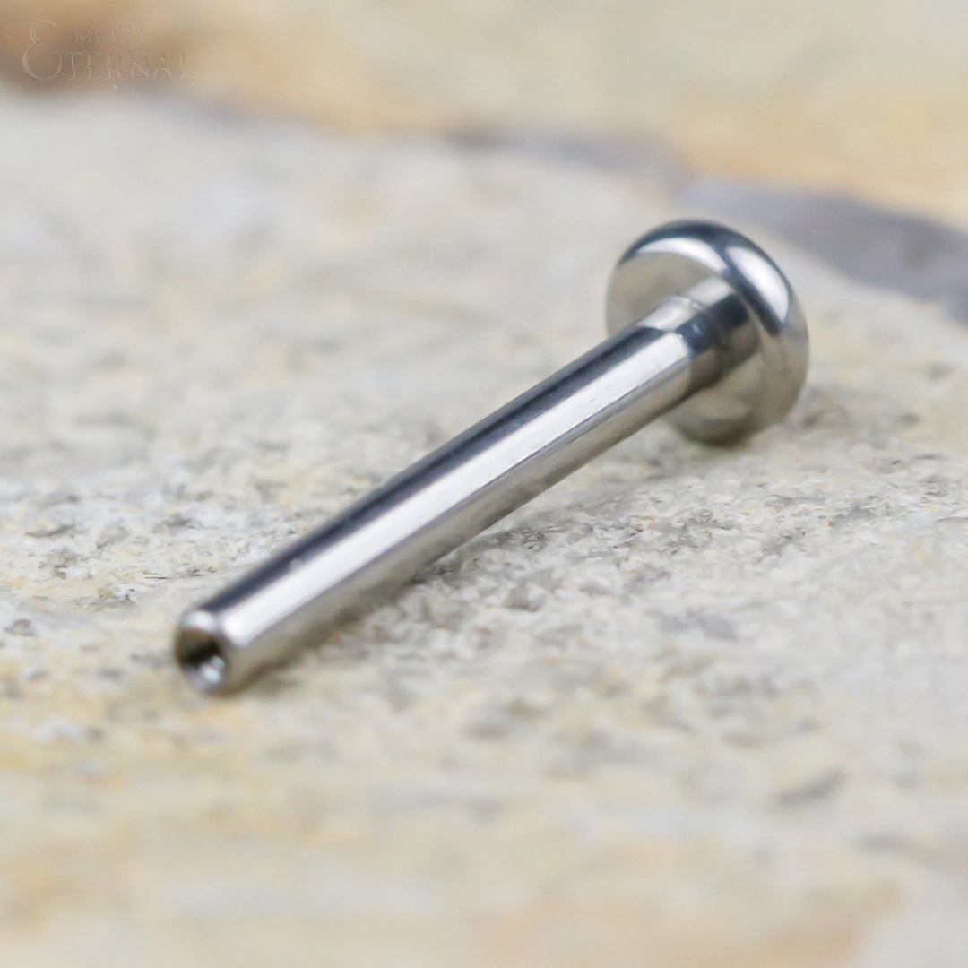 Eternal Metal Astm F136 Titanium Threadless Press-fit Labret Post Body Jewelry 1