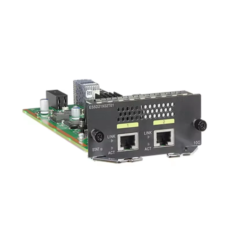 ES5D21X02T01 03022RMK 2-портовая 10-гигабитная RJ45 задняя интерфейсная карта, используется в серии S5720-EI для а/м 1