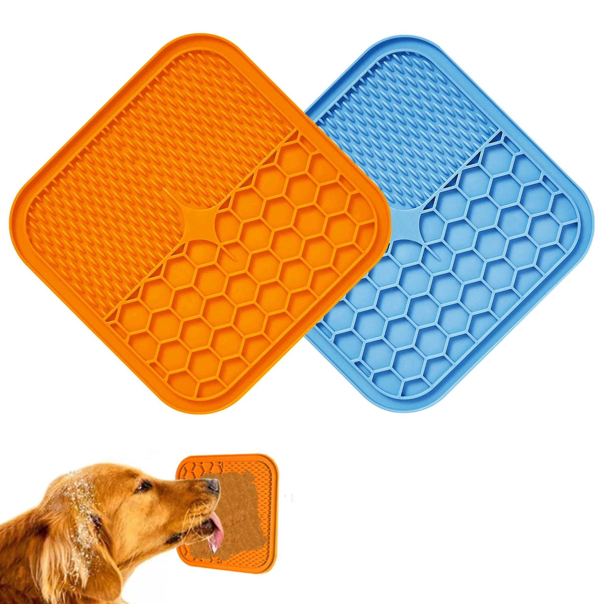 Tapis de léchage pour animaux de compagnie en silicone d'usine gamelle pour ingestion lente avec silicone pour chiens pad pour ingestion lente-Xinchen 1