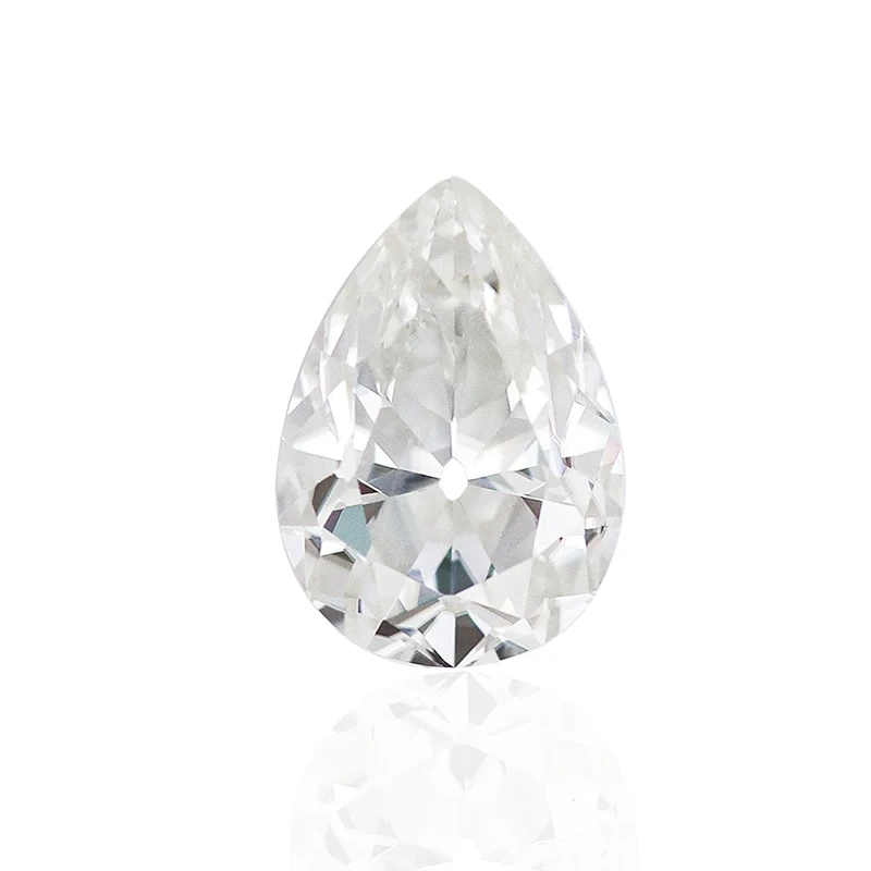 Provence Moissanite Stone Pear OMC Cut Def Prix Loose Maisanite Gems Pass Pass Tester Wholesale Diamonds 1