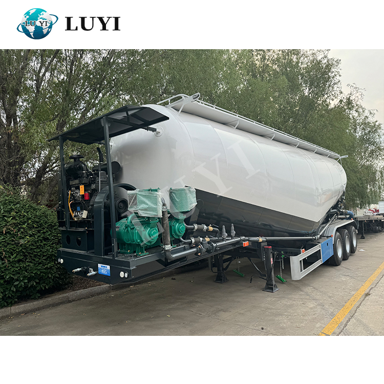 40 35 CBM Cement Bulk Bulk Dry Powder Semi-Railer 3