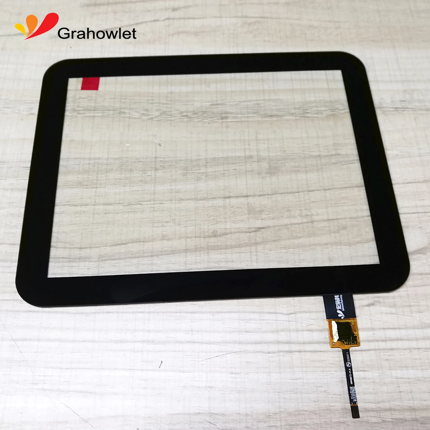 Hx0801845-pcap 8 Inch Industrial Capacitive Touch Panel With 6pins Iic Fpc Interface 1