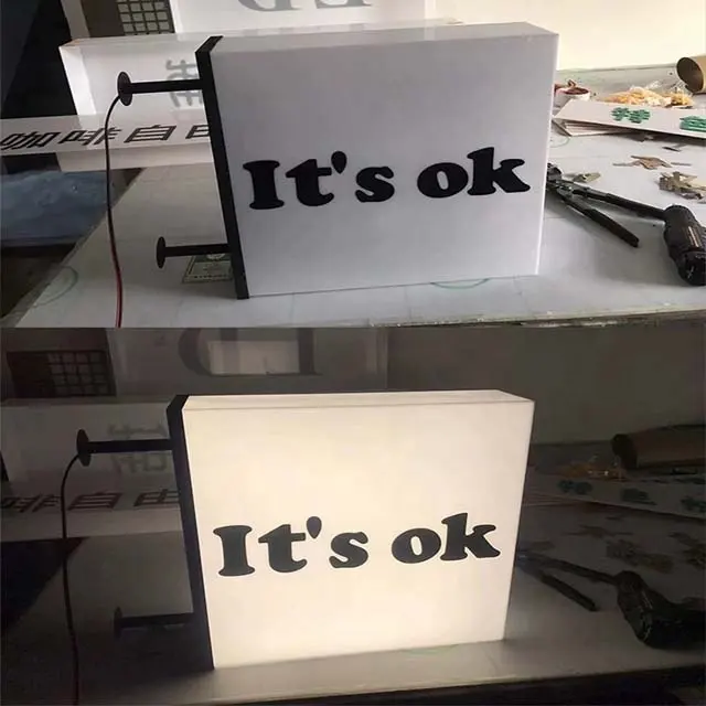 Outdoor Illuminated Box Signs Best Supplier Custom Shape 4
