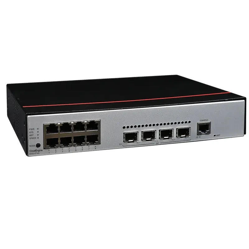 CloudEngine S5335-L8T4X-A1 Коммутатор серии S5335-L 8 портов 10/100/1000Base-T, 4 порта 10 GE SFP+ 1