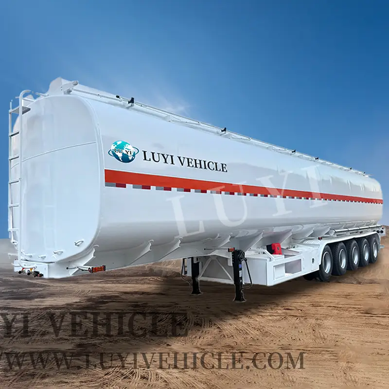 Жидкий резервуар из углеродистой стали полуприцеп бензиновой дизель 1