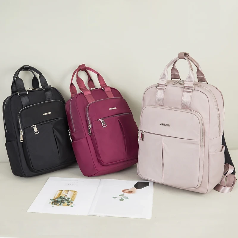 Customize Durable Waterproof Women's Business Travel Anti-theft Usb Laptop Backpacks 1