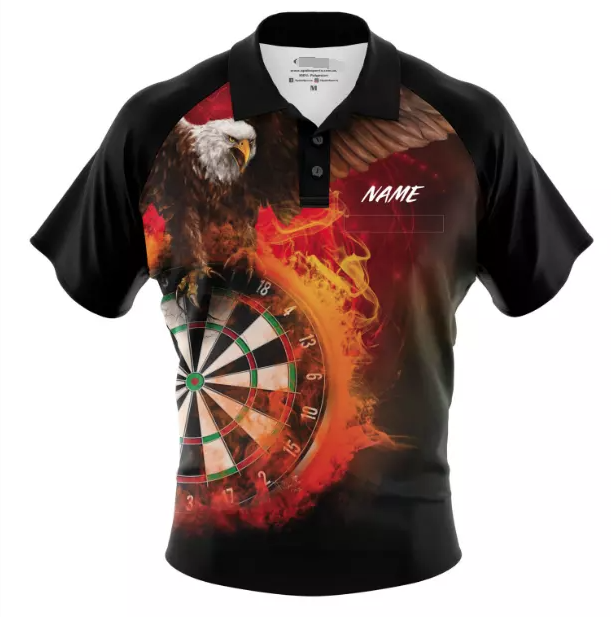 T-shirts de fléchettes personnalisés par sublimation 3