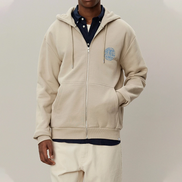 Custom Zip Up Hoodie High Quality Hoodies Zip Ups 400gsm Oversize Zipper Luxury 100% Cotton Blank Unisex Fleece Zip Hoodi 1