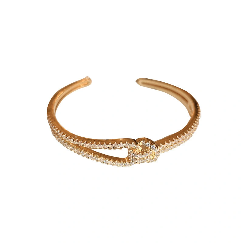 Light Luxury Diamond Set Zircon Butterfly Snake Shape Bracelet Fashion Personality Temperament Hight-end Bracelet 1