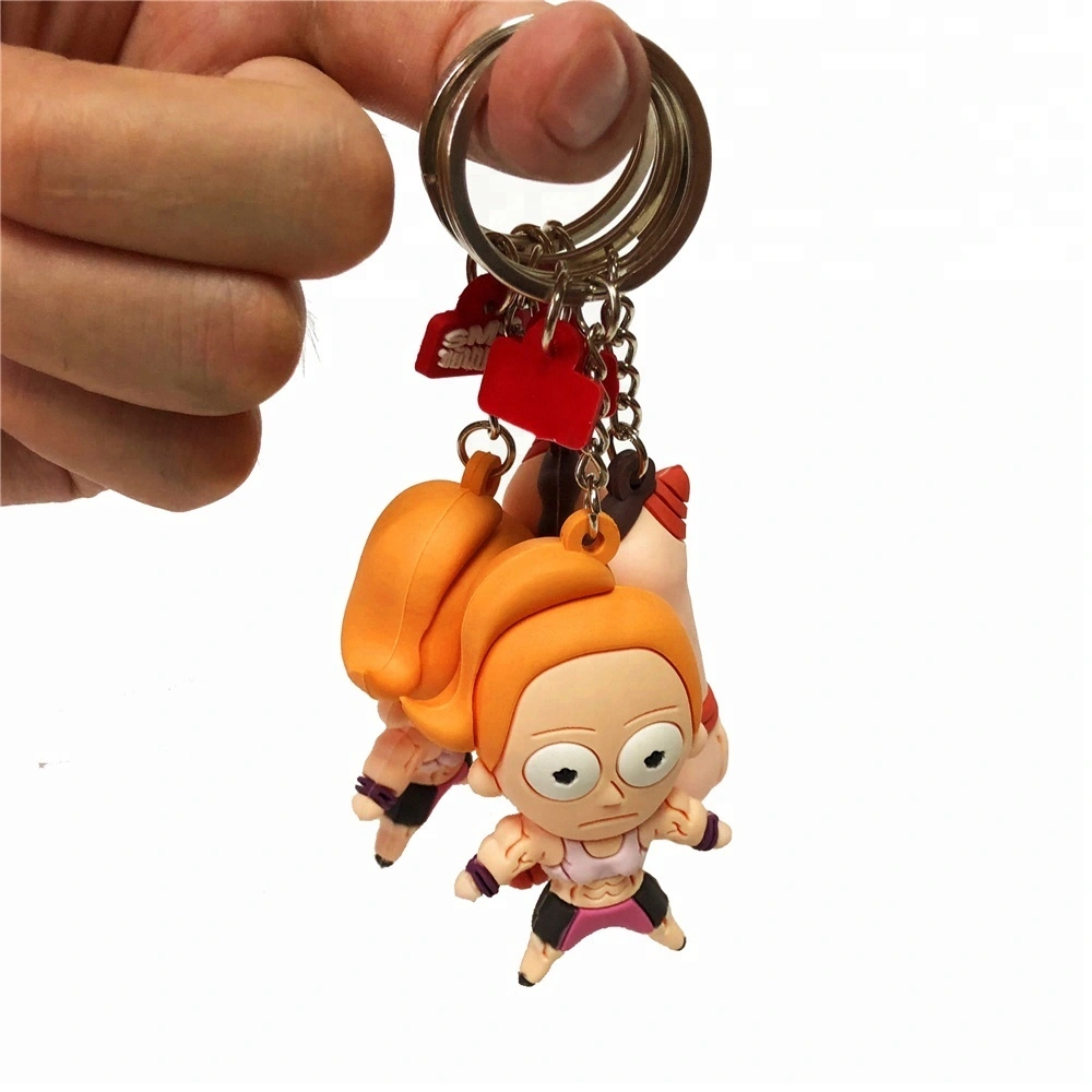 Custom 3D Rubber Animal Keychain - Realistic PVC Figurine 1