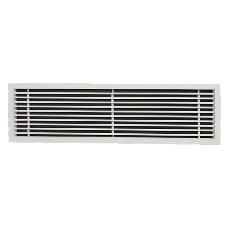 Rejilla de barra lineal de aluminio para rejillas de ventilación de aire acondicionado 1