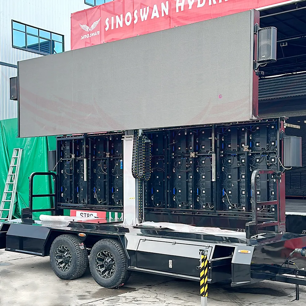 Mobile Led Sign Trailer Supply for Charity Events and Fundraisers 3