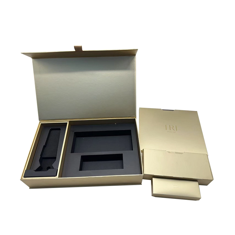 Eco-Friendly Christmas Book Shaped Gift Box with Recycled EVA Foam Insert 1