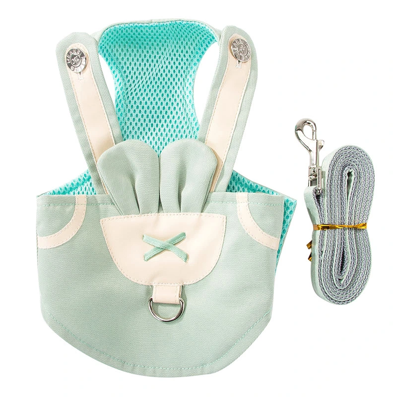 Harnais et laisse pour chien et chat, vente en gros, pour la marche, harnais de gilet souple et réglable, anti-fuite, pour chats et petits chiens-xinchen 1