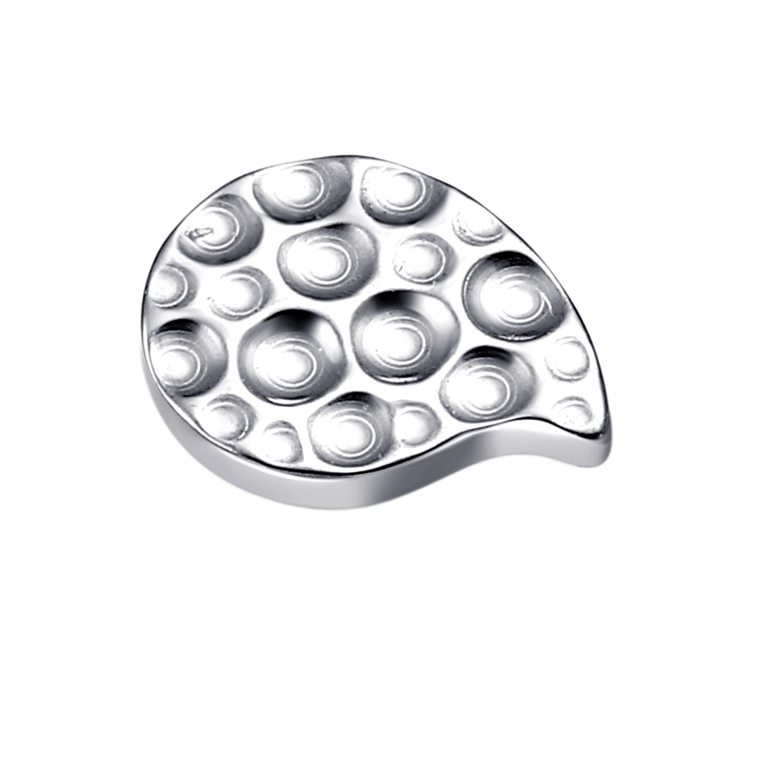 Eternal Metal Astm F136 Titanium Comma Mark Shape Internally Threaded Labret Piercing Jewelry 1