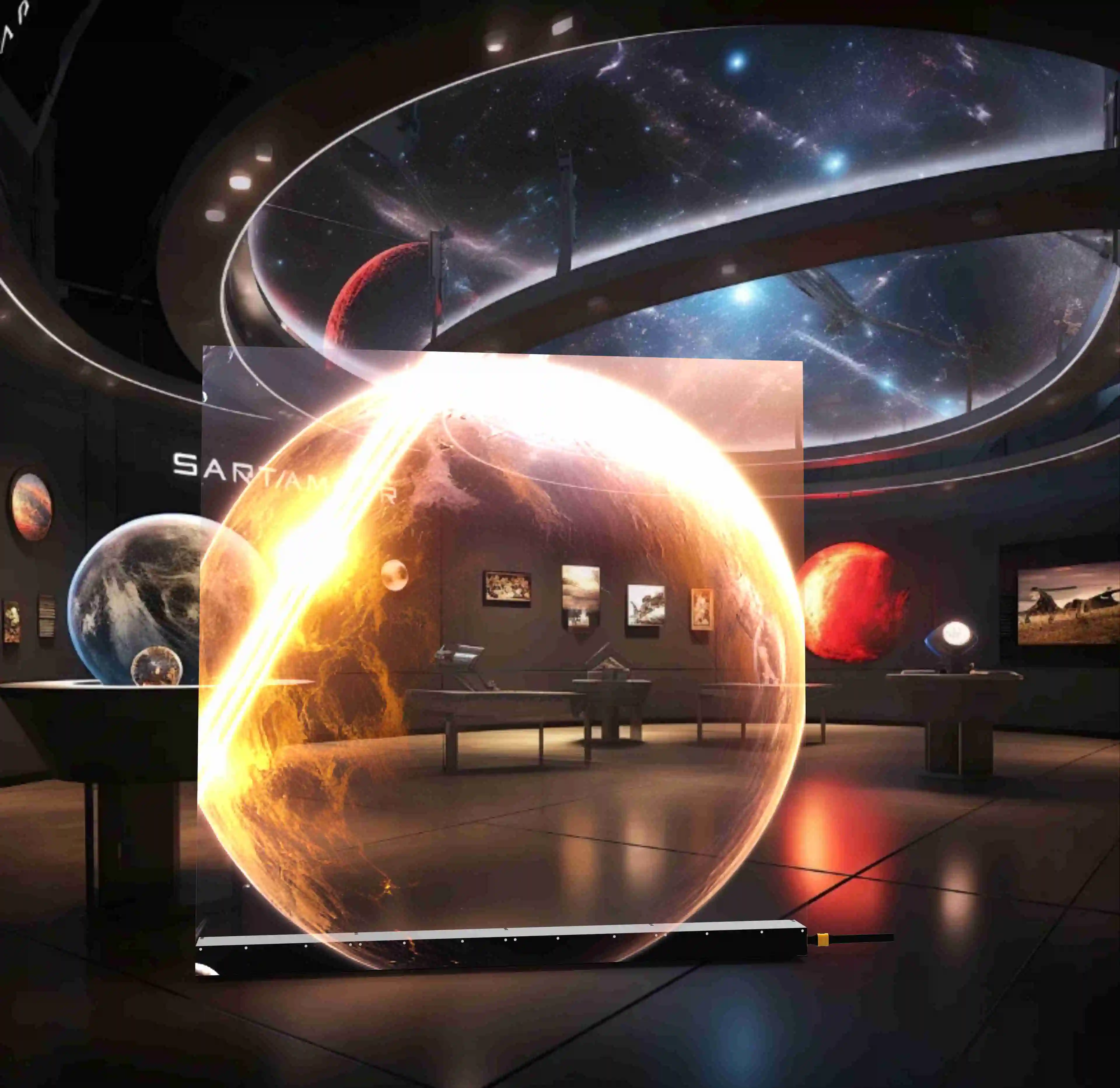 Top Transparent Flexible Led Display with Custom Services 4