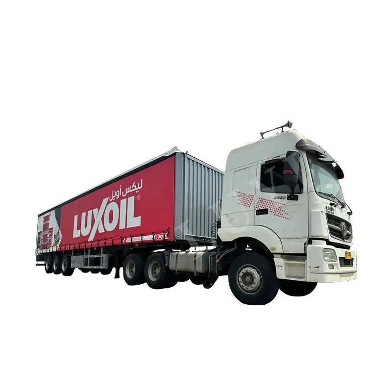 3 Axle 40ft 60ft Curtain Side Semi Trailer 1
