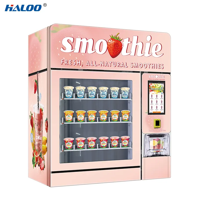 Hot Sale Fresh Smoothie Vending Machine Factory for Outdoor 4