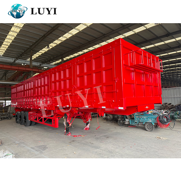 3-axle 60-ton Side Unloading Semi-trailer 5