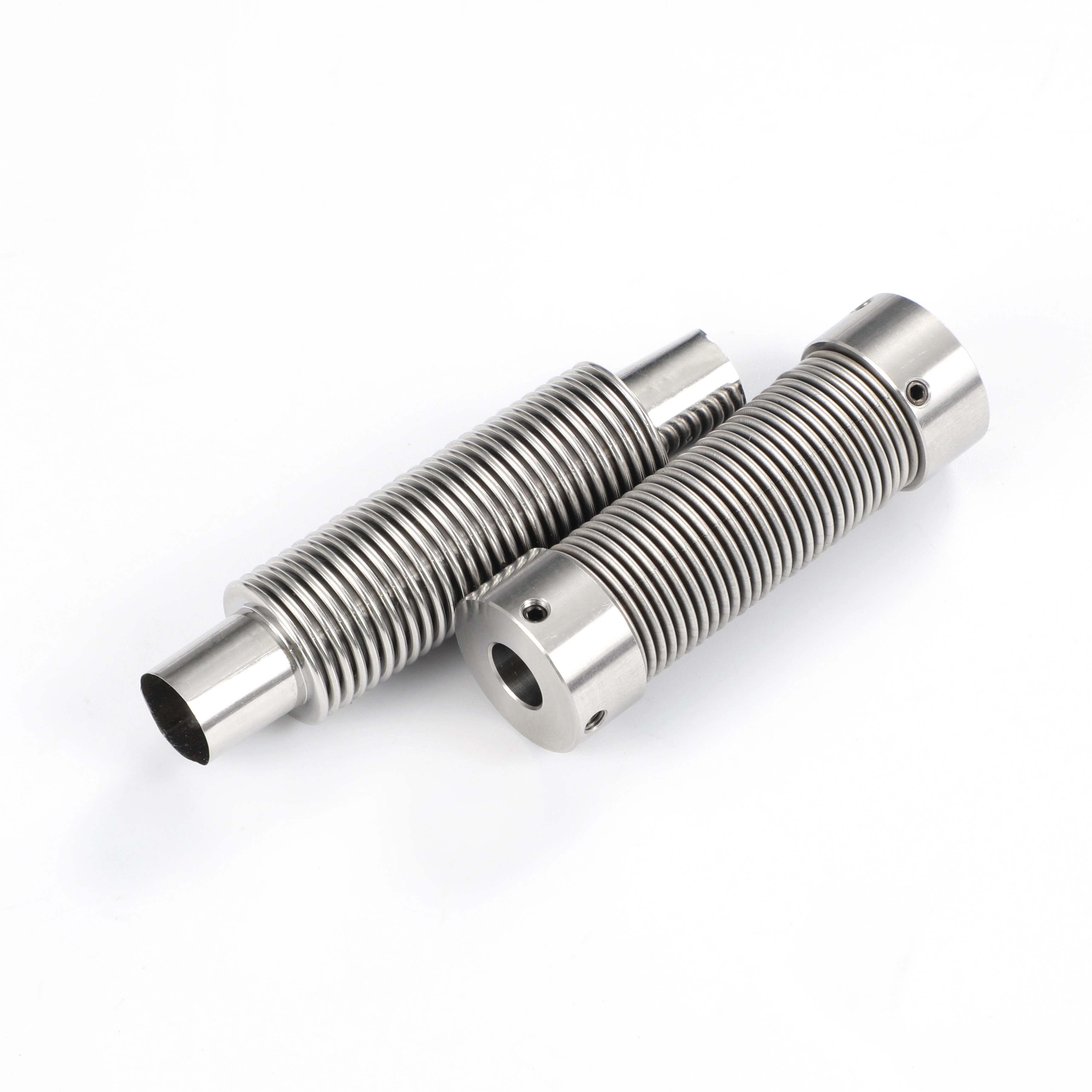 Junta de fuelle de escape corrugado con brida de acero inoxidable 316 1