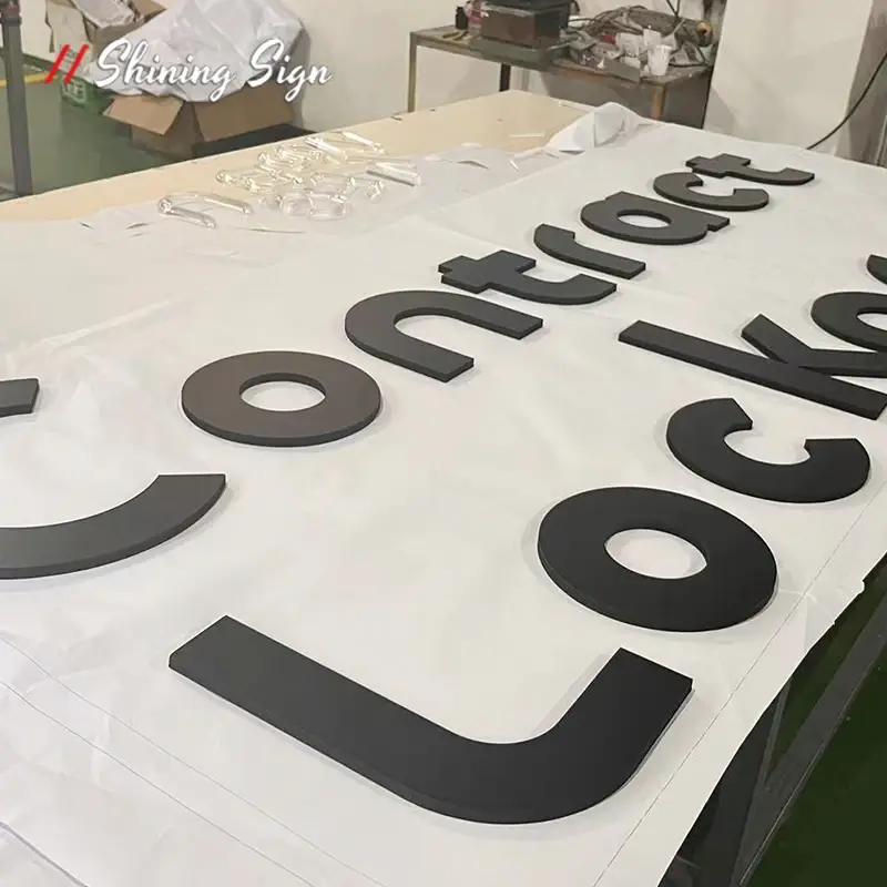 Non Illuminated Channel Letters Price Customized Size 2