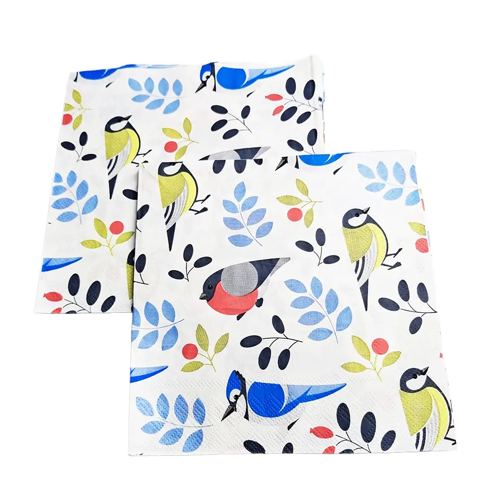 Logo Paper Napkins 2ply/ Customized by Xiangsheng 2