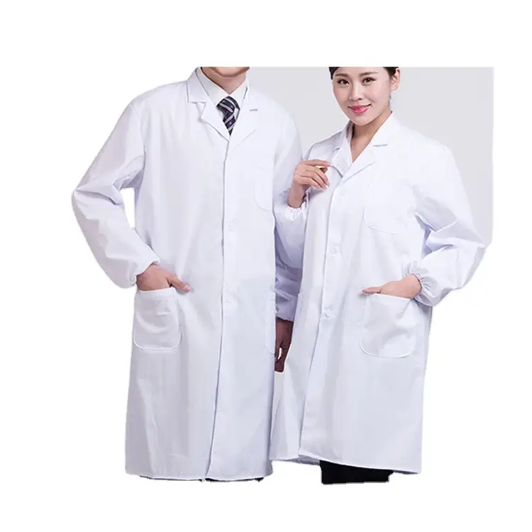 Iidyasi zaseLebhu zeFactory Custom Custom White Lab Coats 1