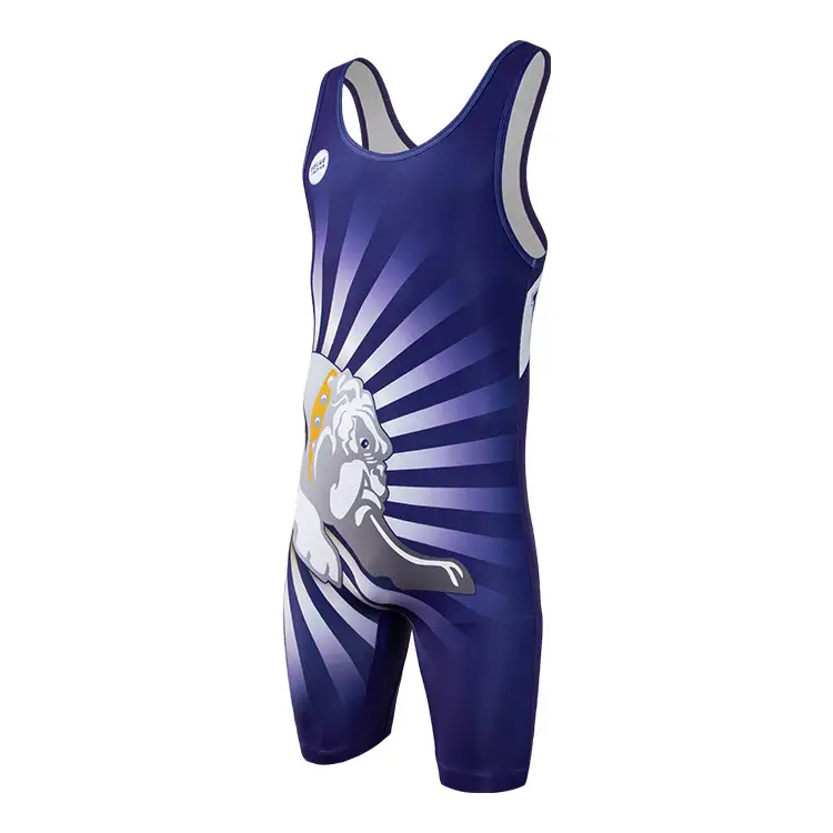 Custom Stretchable Moisture-wicking Fabric Wrestlers Wrestling Singlets Wrestling Singlets Men 1