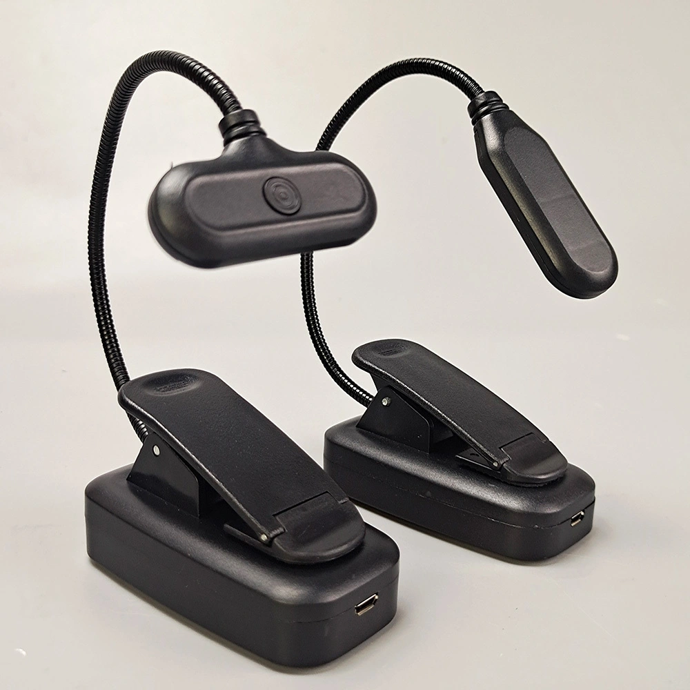 Adjustable Flexible Mini Night Light Battery/usb Rechargeable Mini Led Clip-on Desk Lamp Book Light For Reading 1