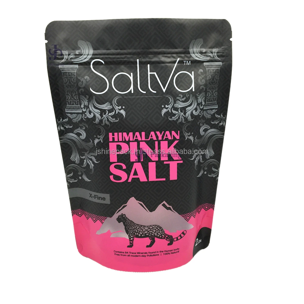 Customized Food Grade Plastic Bag Clear Window Stand-up Mylar Zipper Packaging 1