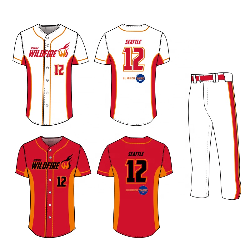 Pantalones de béisbol personalizados por sublimación 6