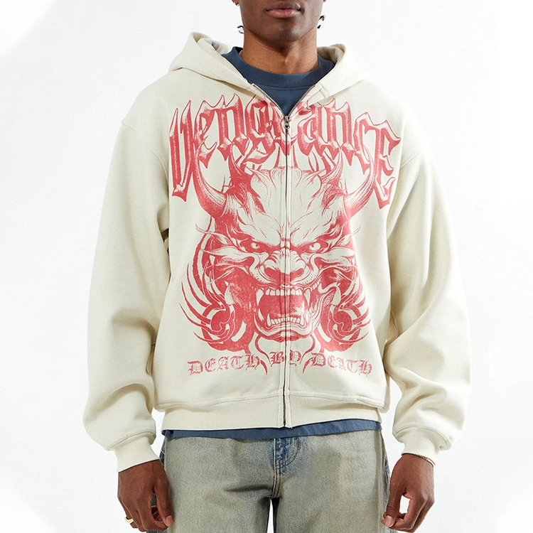 Oem Men's Pullover Hoodie 100% Cotton Fashionable Warm Pullover Printing Pocket Men's Hooded Pullover 1