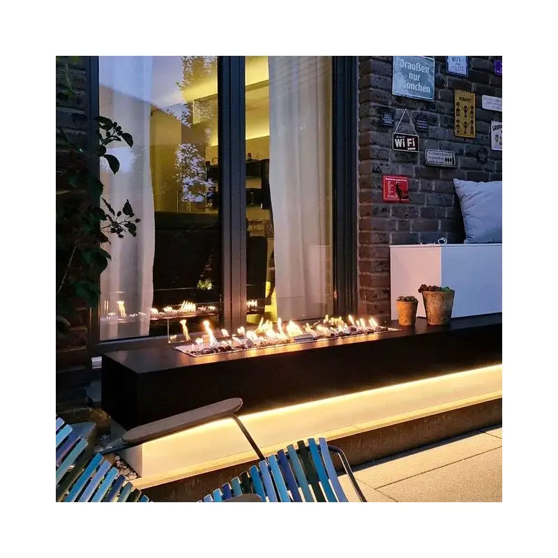 Factory Directly New Designs Outdoor Indoor Bio Ethanol Fireplace Smart Burner-1 5