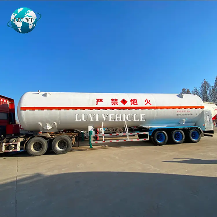 Высококачественный танк -трейлер с подростковым газом Жидкого газа Жидкости 1