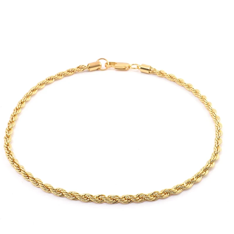 4 mm de ancho Simple Cool Hotsale Style 925 Joyas de plata Cabila de cuerda de corte de diamante Joyería de hombres de hiphop personalizados 1