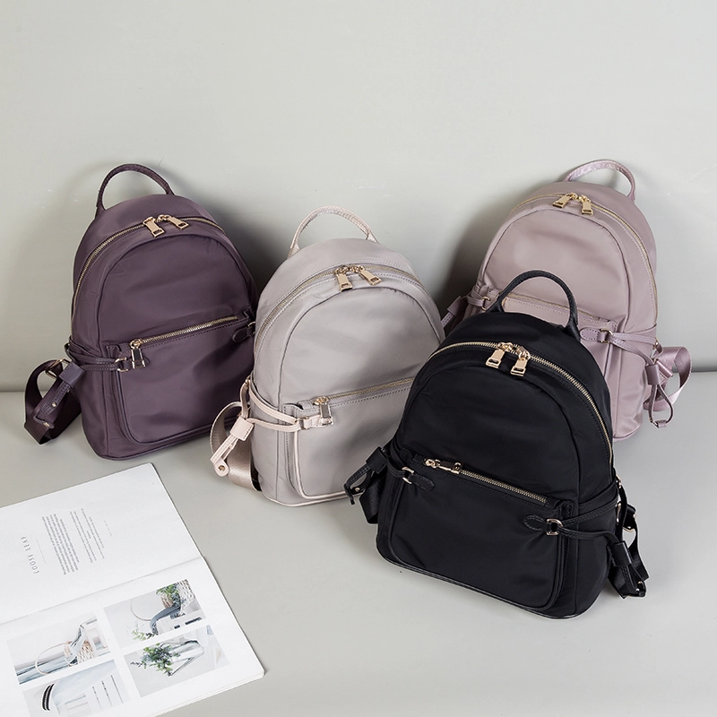 Custom Women Mini Backpack Small Backpack Purse Nylon Day Packs Fashion Backpacks 1