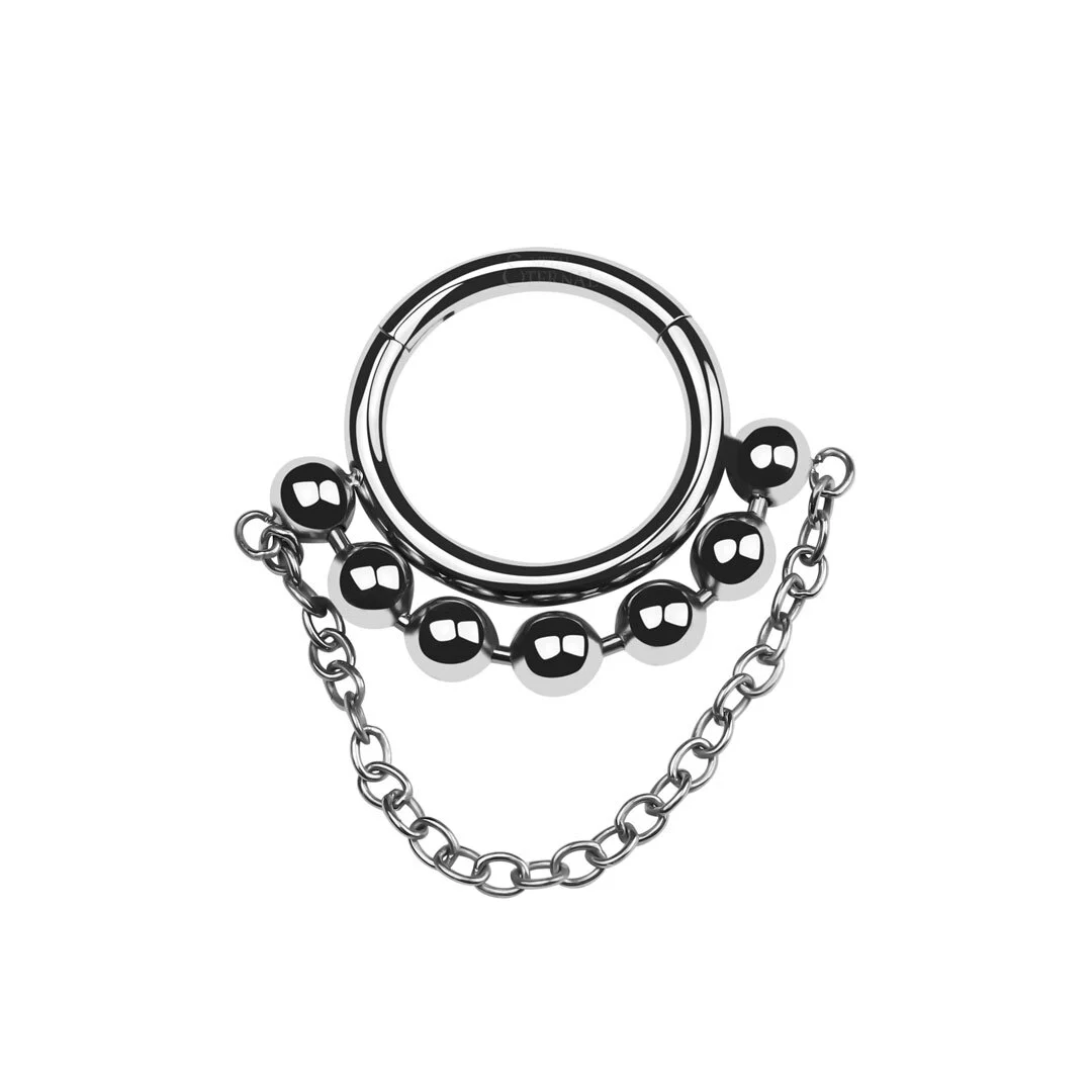 Eternal Metal Implant Grade Titanium Dangle Chain Hinged Clicker 1