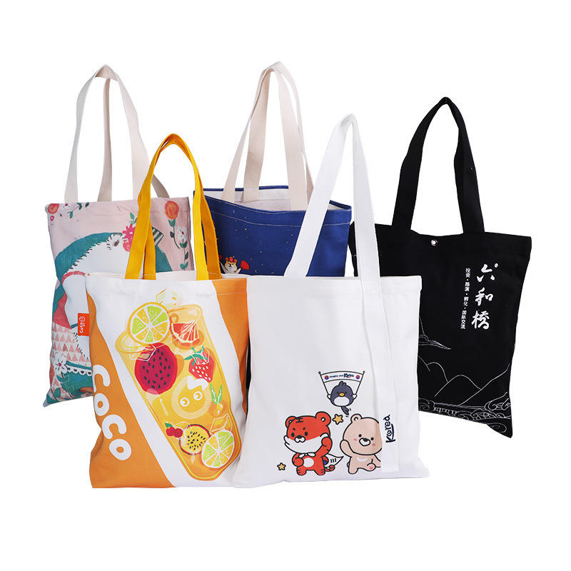 Amordeer Custom Canvas Tote Bag Eco Recycled With Zipper 5