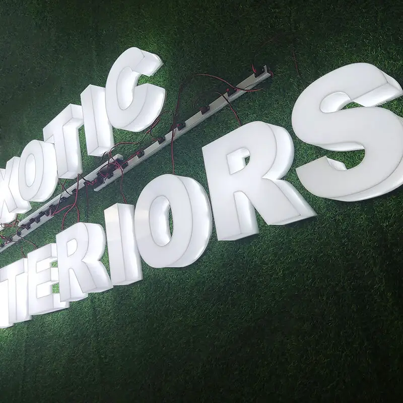 Shining Sign Lit Acrylic Letters 100000 Hours Lit Acrylic Lettersfor Sale 4